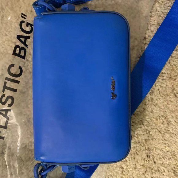 Off-White Blue Crossbody Bag - Picture 9 of 12